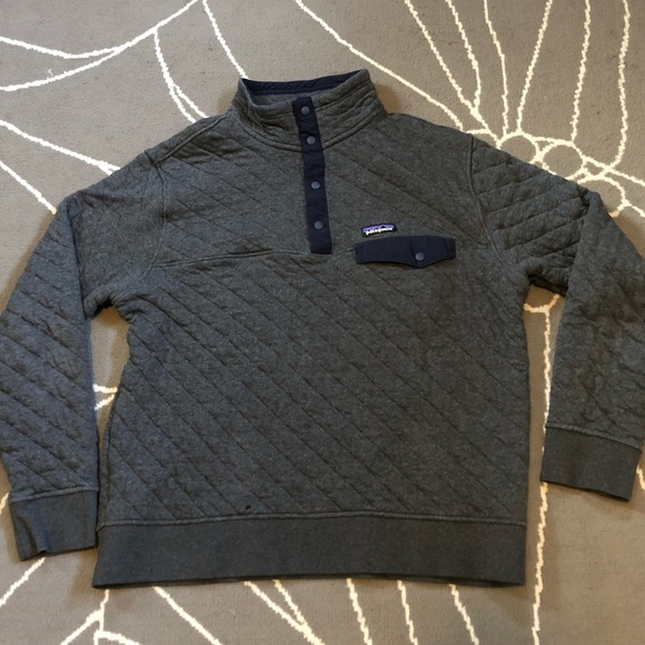 Patagonia Other - Patagonia Quilted Snap T Logo Pullover Jacket
